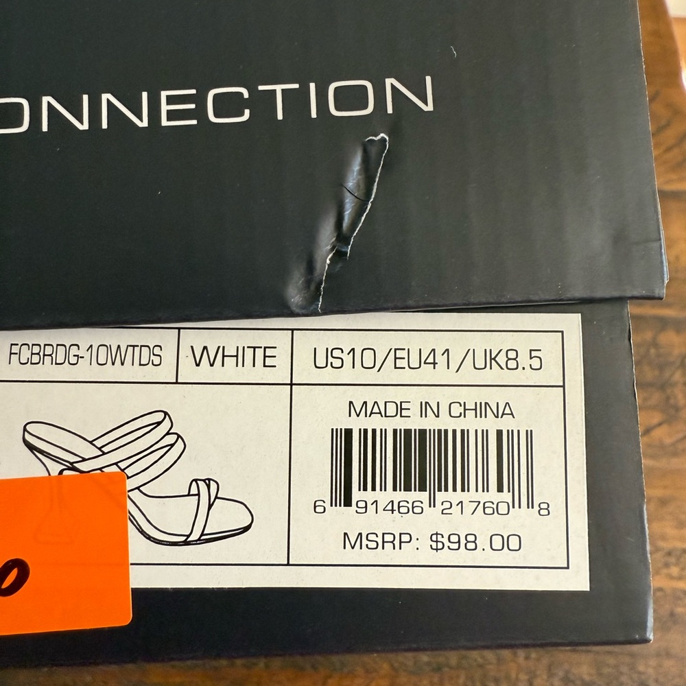French Connection Bridge Strappy Sandal Size 10 NIB - Picture 4 of 4